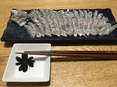 太刀魚の炙り刺し レシピ 作り方 By Taku1985 楽天レシピ 太刀魚の炙り刺し レシピ 作り方 By Taku1985 楽天レシピ
